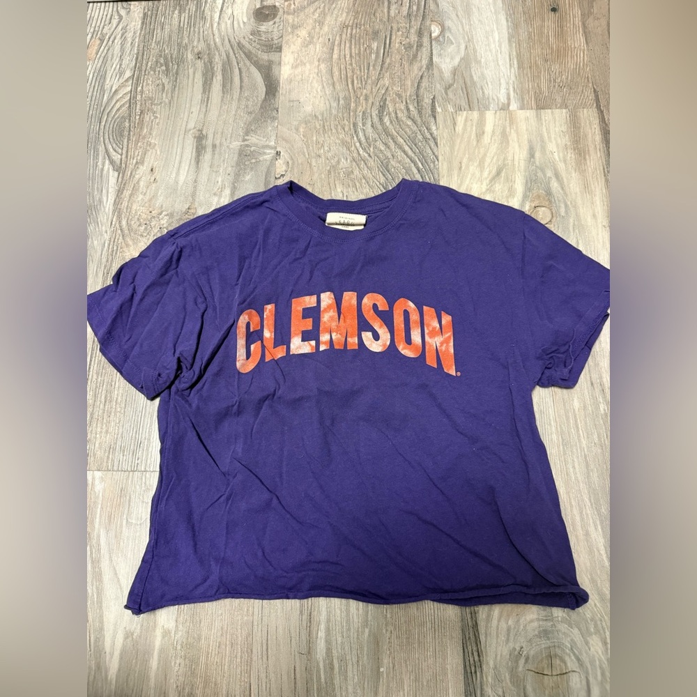 League Clemson Crop T-shirt